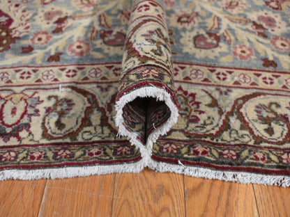Red 8'9" x 12'6" Antique Hand knotted Wool Rug - Sku: O078083