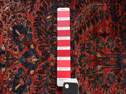 Red 2'2" x 13'1" Antique Hand knotted Wool Rug - Sku: O078090