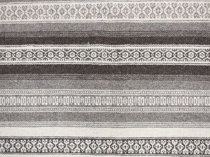 Grey 3'0" x 5'2" Flatweave / Kilim Hand woven Wool Rug - Sku: O078143