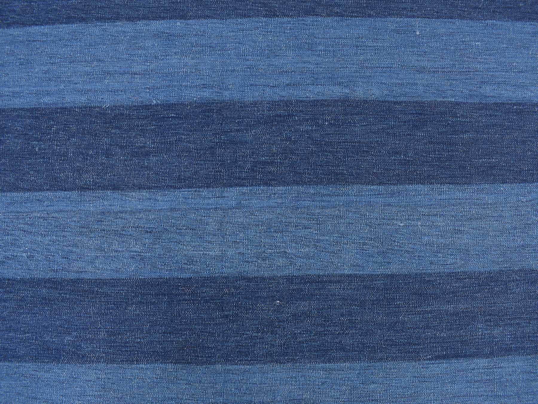 Flatweave / Kilim hand-knotted wool rug in Blue, 6'0" x 9'3", SKU O078160