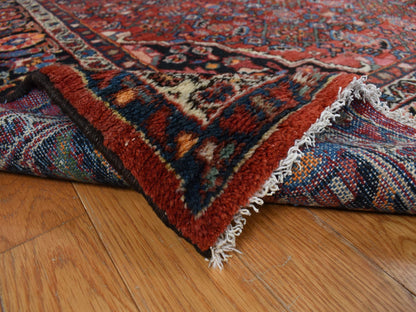 Red 8'5" x 11'3" Tribal Hand knotted Wool Rug - Sku: O078163