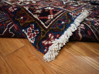 Red 10'9" x 22'5" Heriz Hand knotted Wool Rug - Sku: O078172
