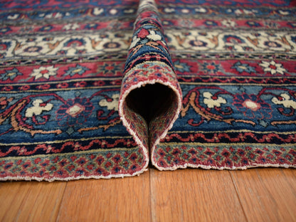 Red 11'1" x 15'4" Antique Hand knotted Wool Rug - Sku: O078174