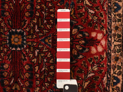 Red 2'0" x 2'6" Antique Hand knotted Wool Rug - Sku: O078187