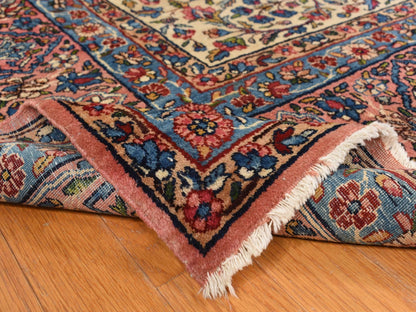 Yellow 8'9" x 11'5" Persian Hand knotted Wool Rug - Sku: O078228