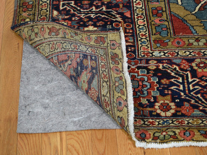 Red 12'1" x 19'2" Antique Hand knotted Wool Rug - Sku: O078261