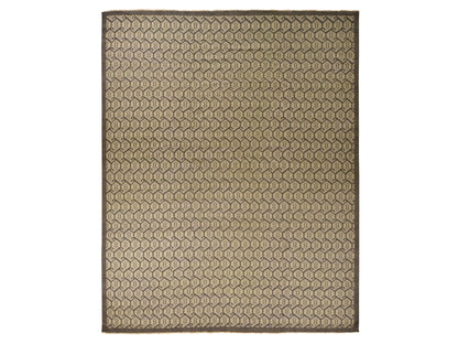 Grey 11'8" x 15'0" Oushak And Peshawar Hand knotted Wool Rug - Sku: O078262