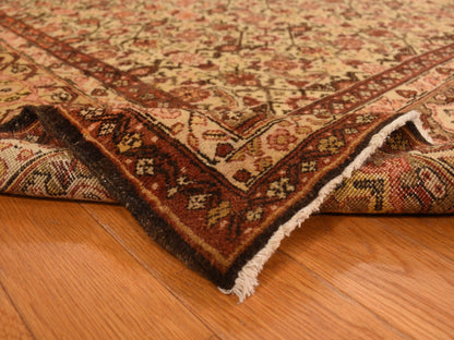 Tabriz Antique hand-knotted wool rug in Brown, 8'3" x 11'5", SKU O078266