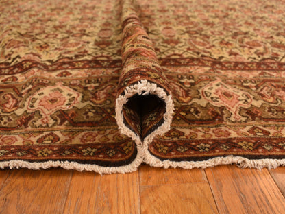 Tabriz Antique hand-knotted wool rug in Brown, 8'3" x 11'5", SKU O078266