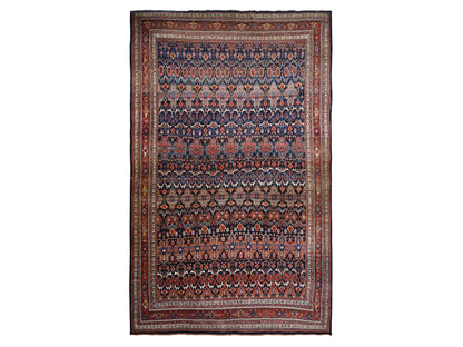 Bijar Persian hand-knotted wool rug in Blue, 12'6" x 20'1", SKU O078272