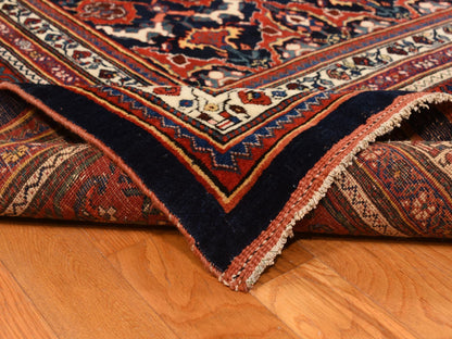 Blue 12'6" x 20'1" Persian Hand knotted Wool Rug - Sku: O078272