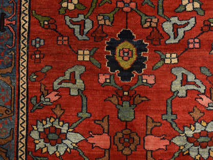 Red 11'2" x 18'5" Antique Hand knotted Wool Rug - Sku: O078275