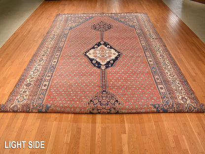 Red 12'6" x 19'6" Antique Hand knotted Wool Rug - Sku: O078276