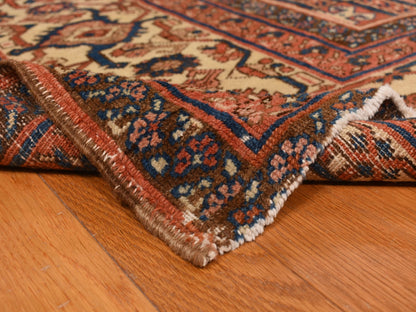 Red 12'6" x 19'6" Antique Hand knotted Wool Rug - Sku: O078276