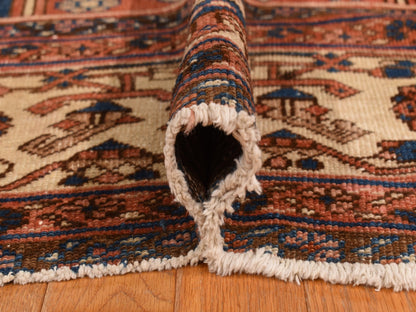 Red 12'6" x 19'6" Antique Hand knotted Wool Rug - Sku: O078276