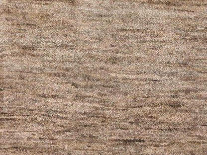 Modern / Contemporary hand-knotted silk rug in Brown, 2'0" x 3'0", SKU O078293