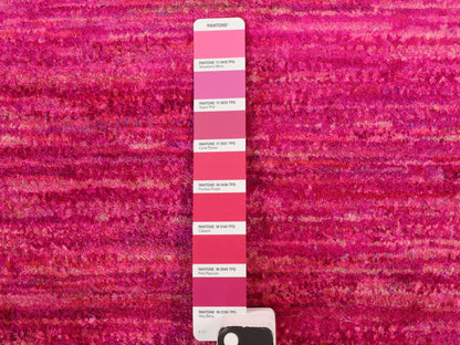 Pink 2'1" x 3'1" Modern / Contemporary Hand knotted Silk Rug - Sku: O078299