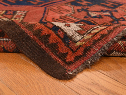 Red 6'3" x 13'3" Tribal Hand knotted Wool Rug - Sku: O078304
