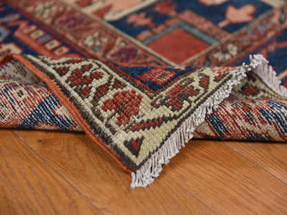 Red 9'2" x 14'0" Antique Hand knotted Wool Rug - Sku: O078327