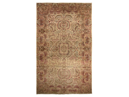 Ivory 11'7" x 19'3" Antique Hand knotted Wool Rug - Sku: O078329