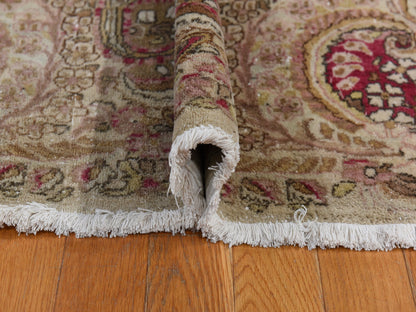 Ivory 11'7" x 19'3" Antique Hand knotted Wool Rug - Sku: O078329