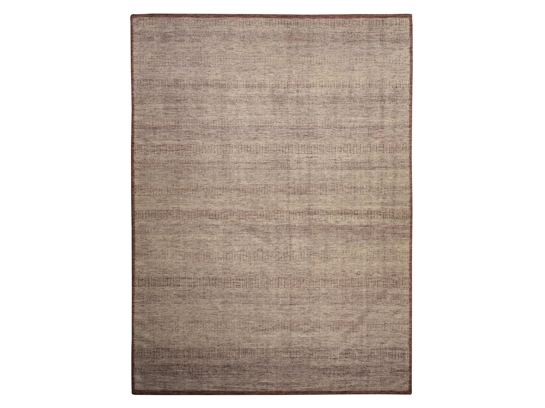 Modern / Contemporary hand-knotted wool rug in Red, 10'0" x 14'0", SKU O078331