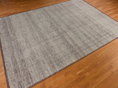 Red 10'0" x 14'0" Modern / Contemporary Hand knotted Wool Rug - Sku: O078331