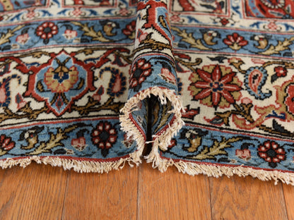 Red 7'0" x 10'4" Antique Hand knotted Wool Rug - Sku: O078352
