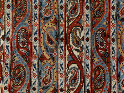 Red 7'0" x 10'4" Antique Hand knotted Wool Rug - Sku: O078352