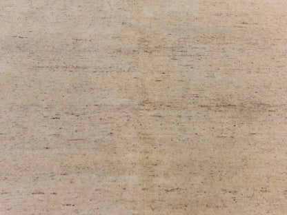 Ivory 10'0" x 13'2" Modern and Contemporary Hand knotted Wool Rug - Sku: O078376