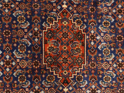 Blue 2'3" x 2'4" Persian Hand knotted Wool Rug - Sku: O078381
