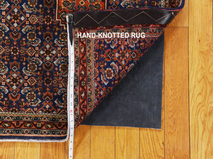 Blue 2'3" x 2'4" Persian Hand knotted Wool Rug - Sku: O078381