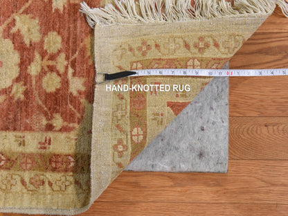 Beige 9'8" x 16'0" Oushak And Peshawar Hand knotted Wool Rug - Sku: O078438