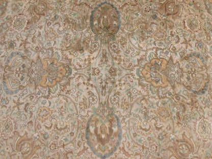 Brown 9'9" x 13'0" Vintage Hand knotted Wool Rug - Sku: O078480