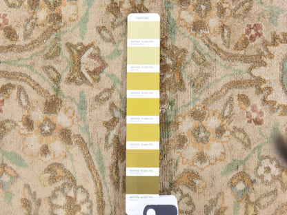 Brown 9'9" x 13'0" Vintage Hand knotted Wool Rug - Sku: O078480