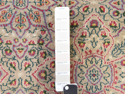 Brown 4'1" x 5'10" Persian Hand knotted Wool Rug - Sku: O078533