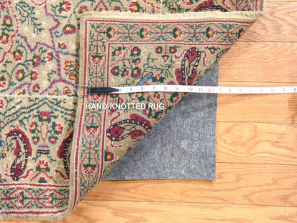 Brown 4'1" x 5'10" Persian Hand knotted Wool Rug - Sku: O078533