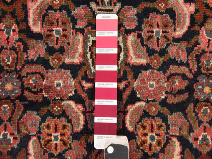 Blue 4'0" x 6'5" Vintage Hand knotted Wool Rug - Sku: O078544