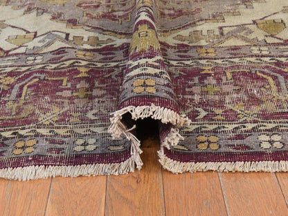 Heriz Antique hand-knotted wool rug in Red, 8'6" x 11'3" — SKU O078561 (view 8)