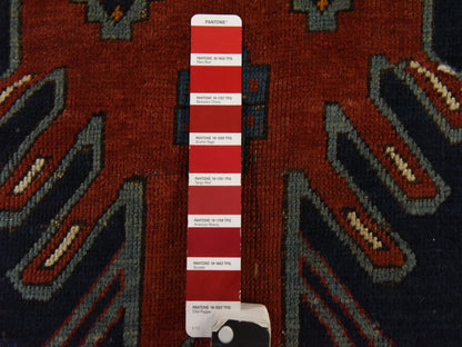 Kazak Antique hand-knotted wool rug in Red, 5'1" x 8'7" — SKU O078563 (view 4)