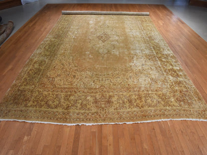 Brown 12'5" x 20'2" Persian Hand knotted Wool Rug - Sku: O078569