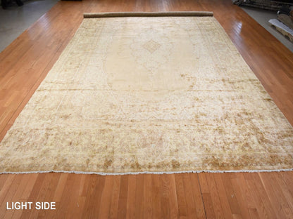 Brown 12'5" x 20'2" Persian Hand knotted Wool Rug - Sku: O078569