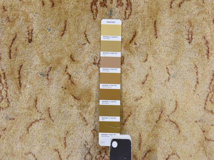Brown 12'5" x 20'2" Persian Hand knotted Wool Rug - Sku: O078569