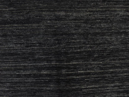 Black 13'0" x 18'0" Modern and Contemporary Hand knotted Wool Rug - Sku: O078570