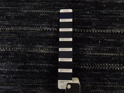 Black 13'0" x 18'0" Modern and Contemporary Hand knotted Wool Rug - Sku: O078570