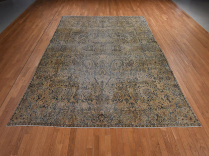Brown 9'6" x 13'9" Persian Hand knotted Wool Rug - Sku: O078571