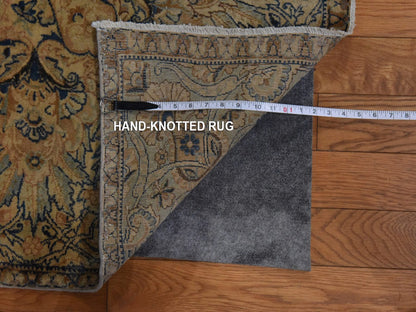 Brown 9'6" x 13'9" Persian Hand knotted Wool Rug - Sku: O078571