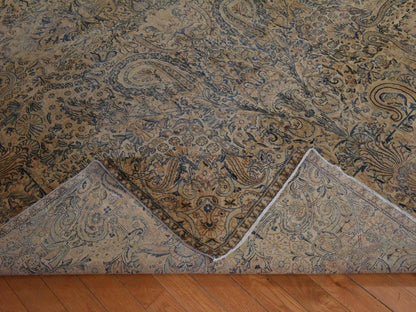 Brown 9'6" x 13'9" Persian Hand knotted Wool Rug - Sku: O078571