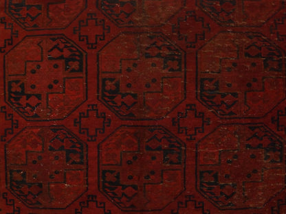 Beshir Vintage hand-knotted wool rug in Red, 7'8" x 11' — SKU O078590 (view 5)