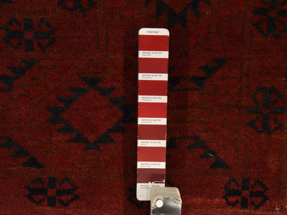 Beshir Vintage hand-knotted wool rug in Red, 7'8" x 11' — SKU O078590 (view 6)